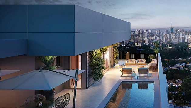 PÁTRIO IBIRAPUERA EM MOEMA - COBERTURA DUPLEX , NOVA E PRONTA PARA MORAR - 4 QUARTOS - 6 VAGAS Cobertura Duplex